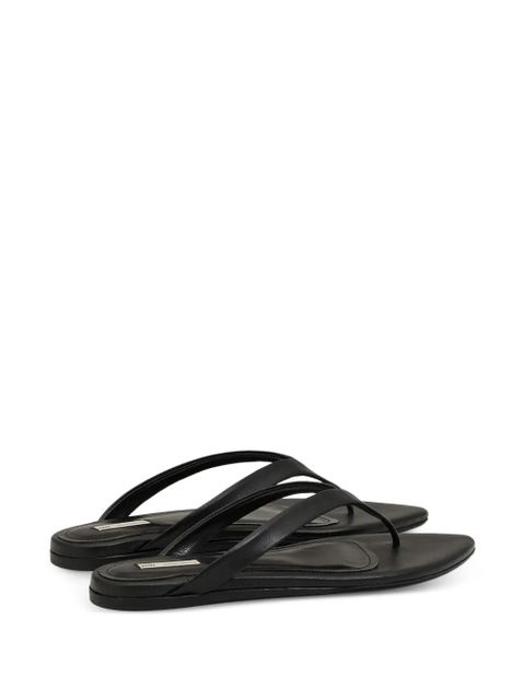 AMI Paris pointed-toe flat sandals - Black