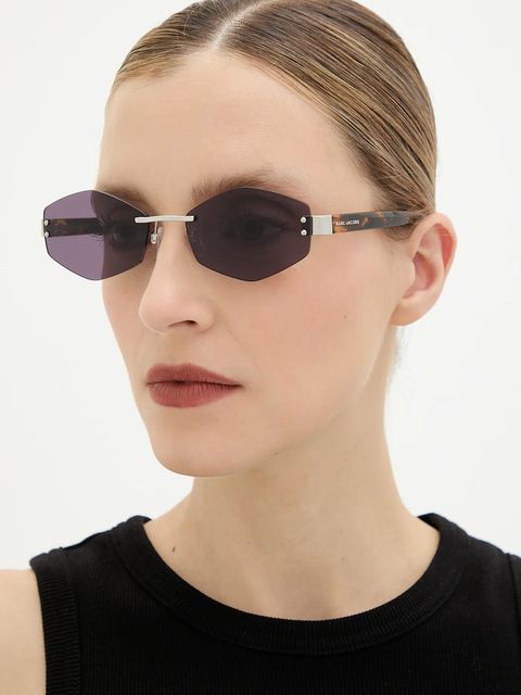 Marc Jacobs okulary przeciwsłoneczne damskie kolor srebrny MARC 496/S AIR
