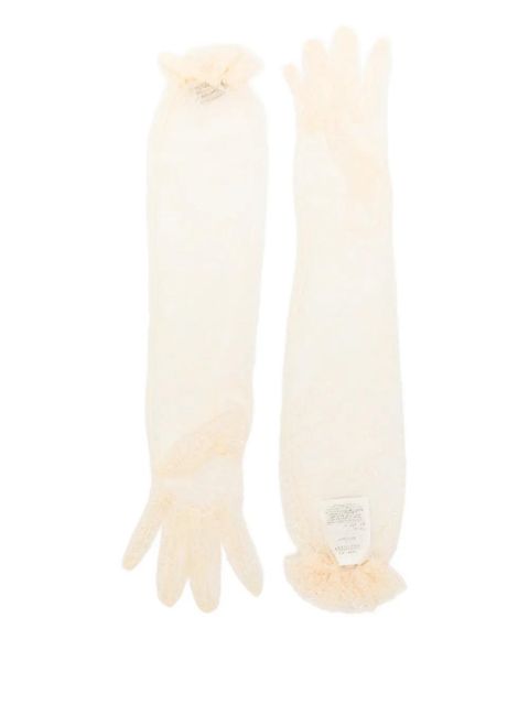 Valentino Garavani lace gloves - Neutrals