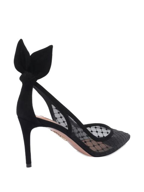 Aquazzura 85mm mesh pumps - Black