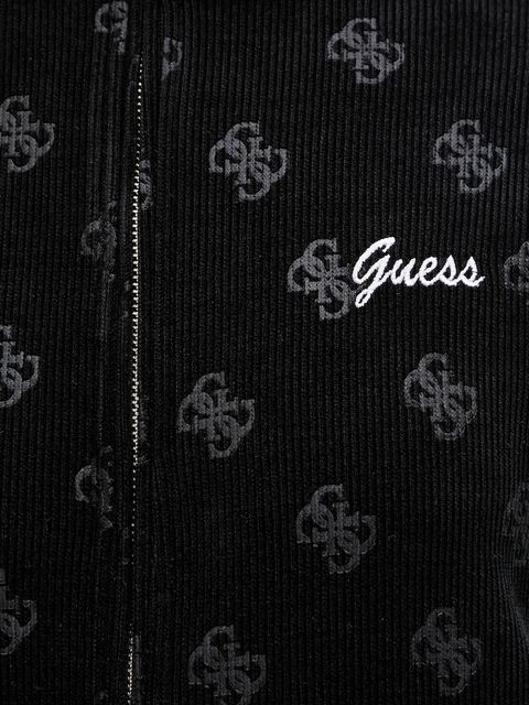 Guess bluza PAULINA damska kolor czarny wzorzysta V5BQ01 K1902