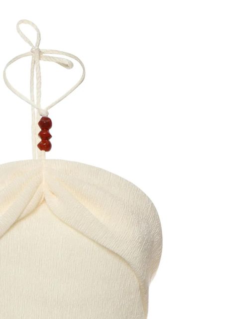 Magda Butrym halterneck top - Neutrals