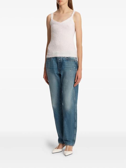 KHAITE Maura square-neck tank top - White - zdjęcie produktu nr 2