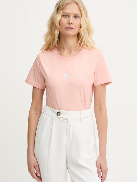 Guess t-shirt basic damski bawełniany - zdjęcie produktu nr 2