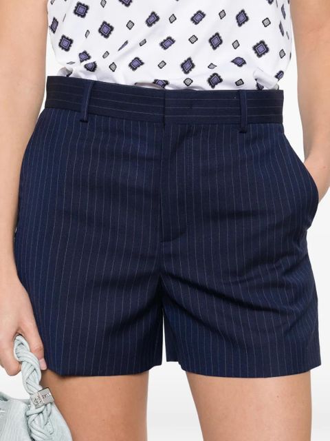Moschino pinstripe shorts - Blue