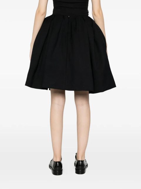 SHUSHU/TONG pleated pouf skirt - Black