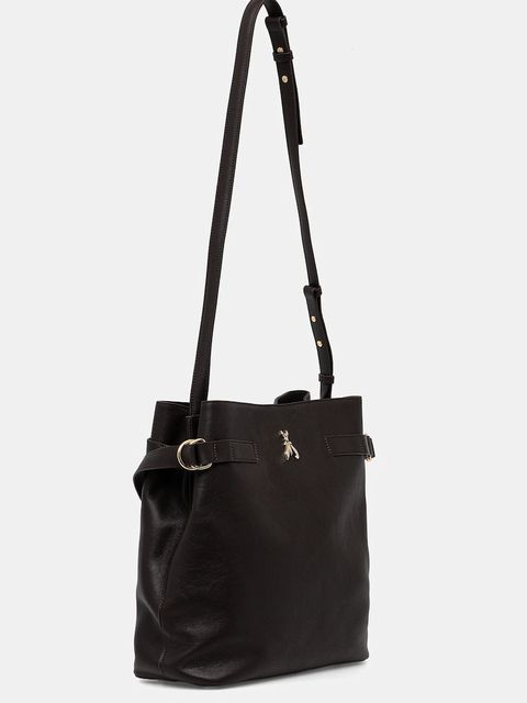 Patrizia Pepe torebka skórzana kolor brązowy 2B0150 L162 - zdjęcie produktu nr 2