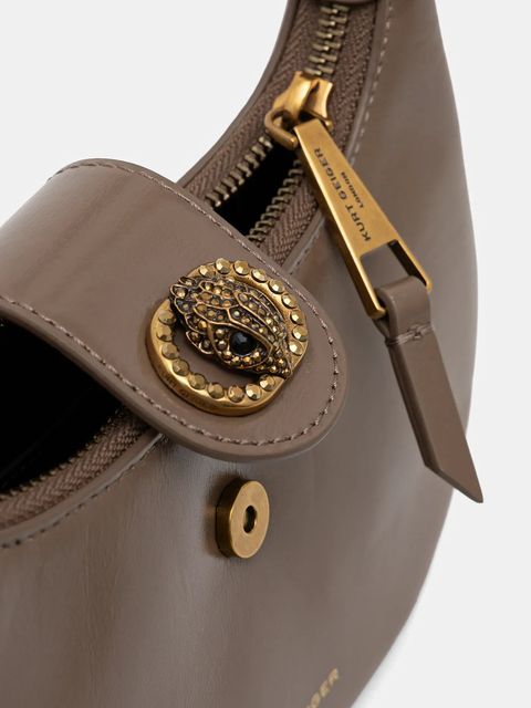 Kurt Geiger London torebka skórzana kolor brązowy 4020137109