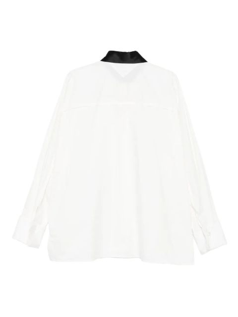 Lanvin contrasting-collar shirt - White