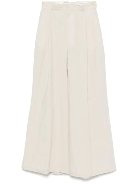Maison Margiela pleat-detail trousers - Neutrals - zdjęcie produktu nr 1