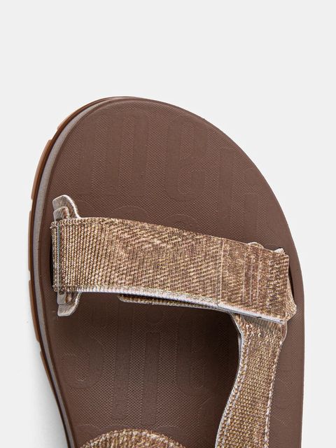 Melissa sandały FLOWING PLATFORM DENIM damskie kolor brązowy na platformie M 36132