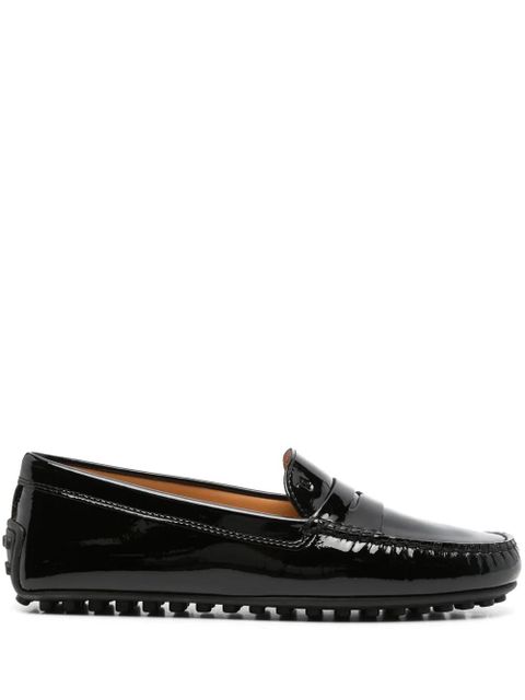 Tod's penny slot patent-leather loafers - Black - zdjęcie produktu nr 1