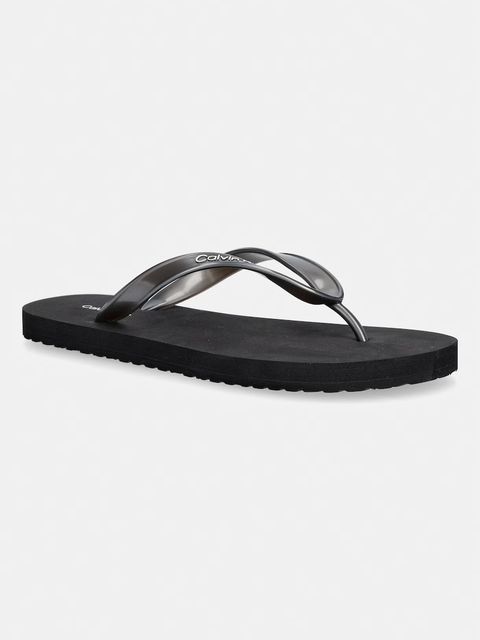 Calvin Klein japonki damskie FLIP FLOP TPU METALLIC - zdjęcie produktu nr 1