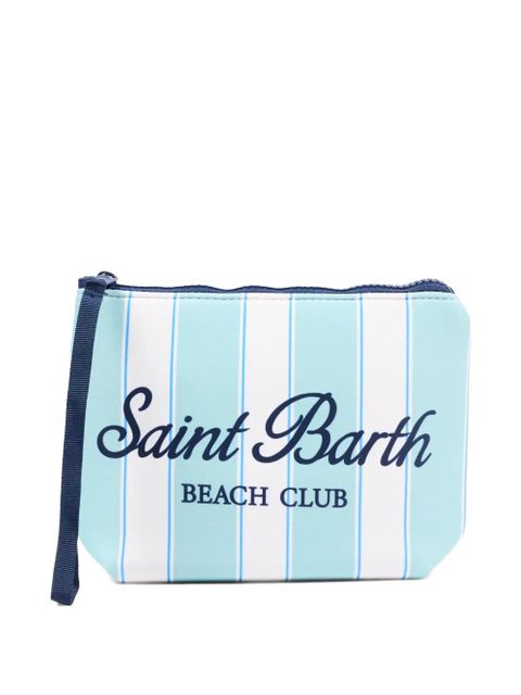 MC2 Saint Barth striped zip pouch - Blue - zdjęcie produktu nr 1
