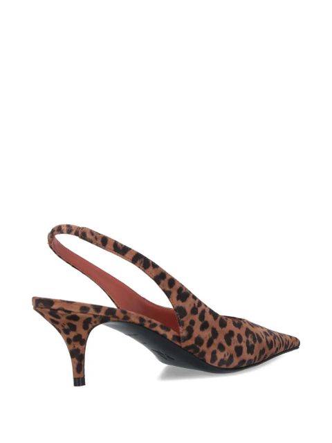 Amina Muaddi 55mm Anok slingback pumps - Brown