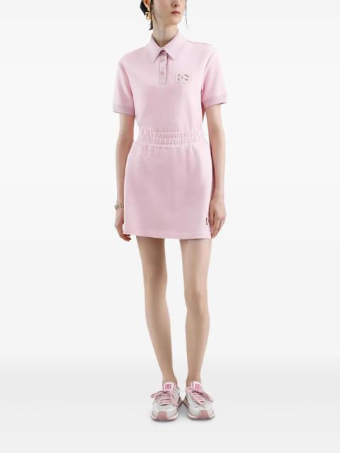 Dolce & Gabbana embroidered logo skirt - Pink - zdjęcie produktu nr 2