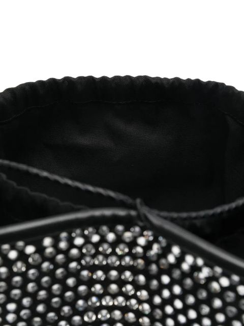 Ruslan Baginskiy crystal-embellished bucket bag - Black