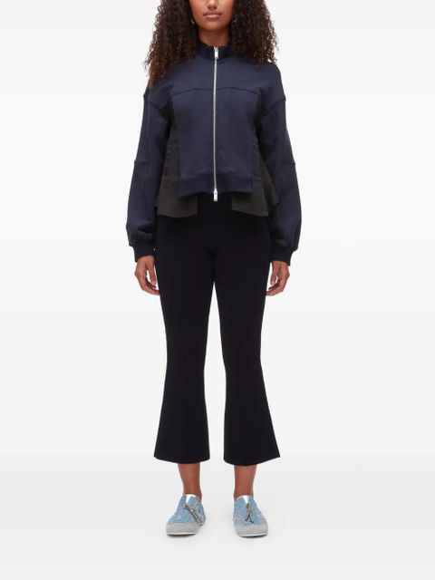 3.1 Phillip Lim panelled zip-up jacket - Blue