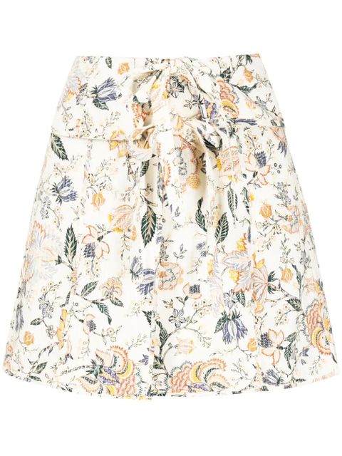 Ulla Johnson quilted silk miniskirt - Neutrals - zdjęcie produktu nr 1