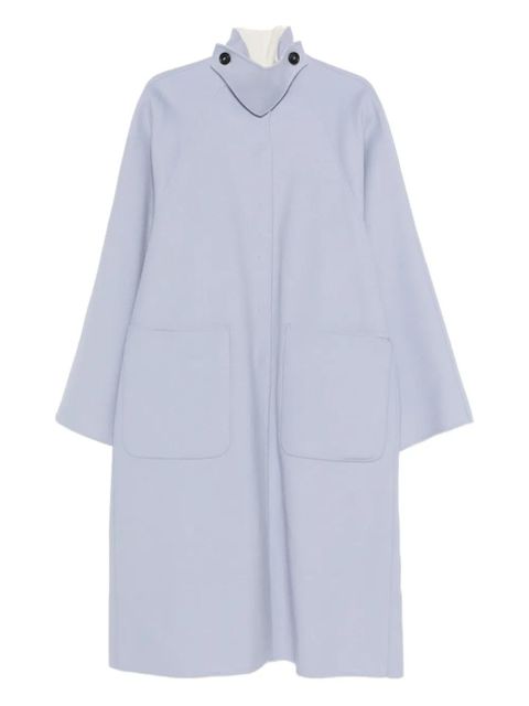 Sportmax button pockets coat - Blue - zdjęcie produktu nr 1