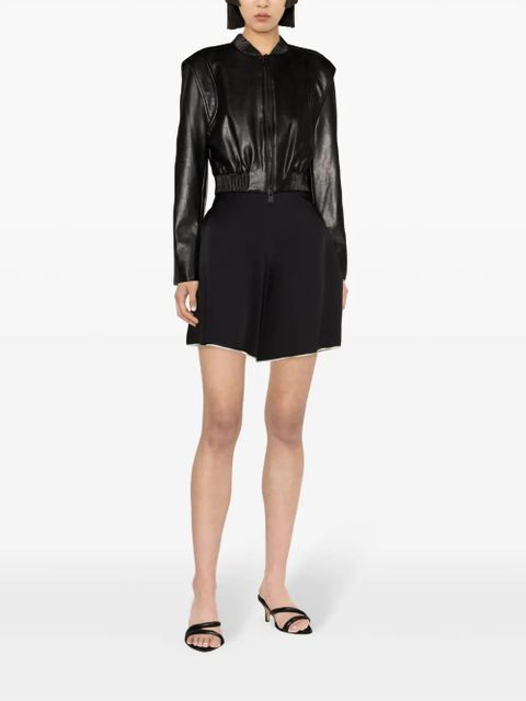 Simkhai elasticated-waist cropped jacket - Black - zdjęcie produktu nr 2