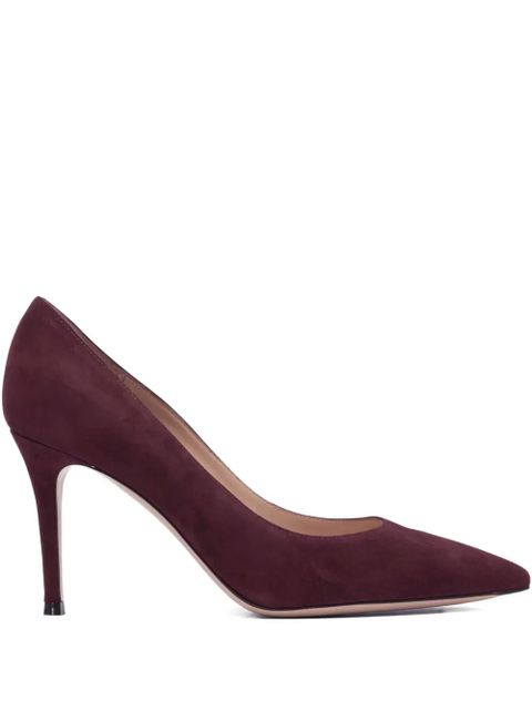 Gianvito Rossi pointed-toe stiletto pumps - Red - zdjęcie produktu nr 1