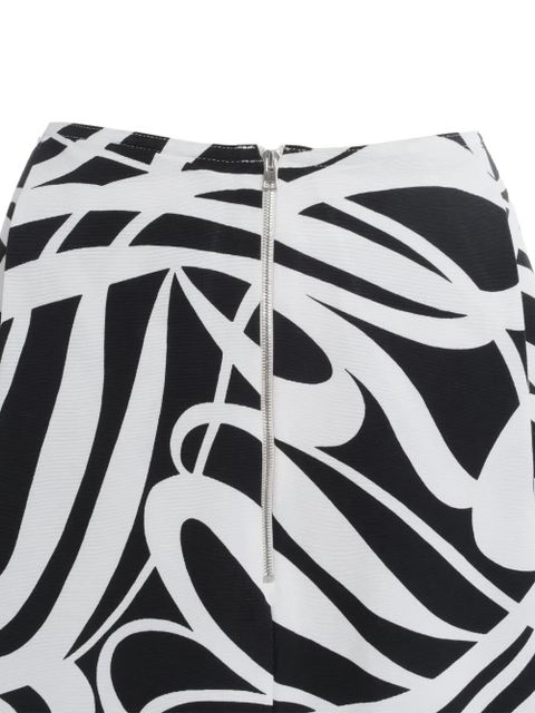 Marni Pre-Owned abstract-print skirt - Black