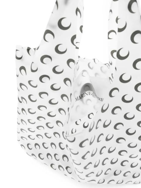 Marine Serre moon-print tote bag - White