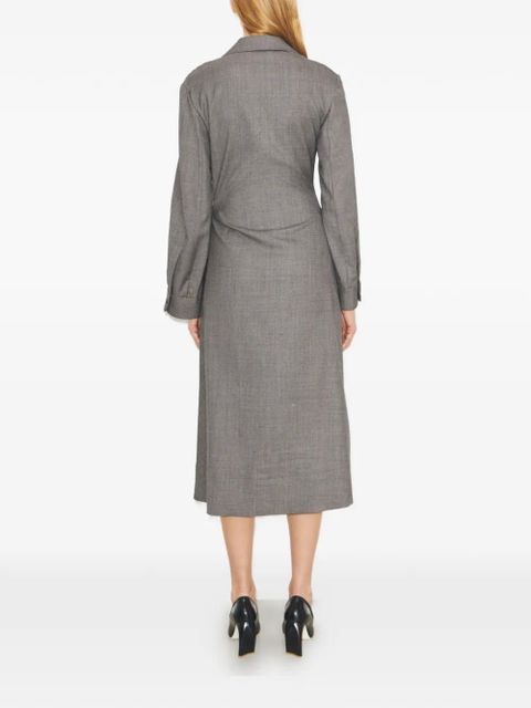 Tory Burch wool wrap dress - Grey