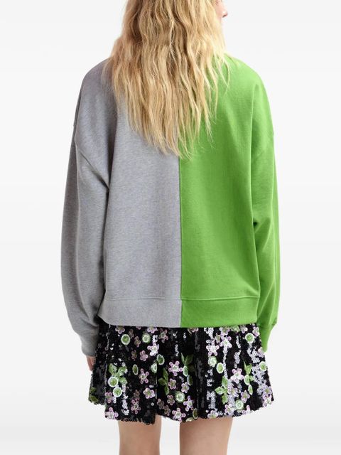 Essentiel Antwerp split-panel sweatshirt - Green