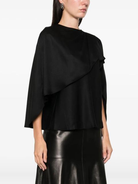 Simkhai cape-detail top - Black - zdjęcie produktu nr 2