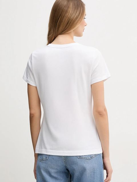 Dkny t-shirt damski kolor biały DJ6T1701