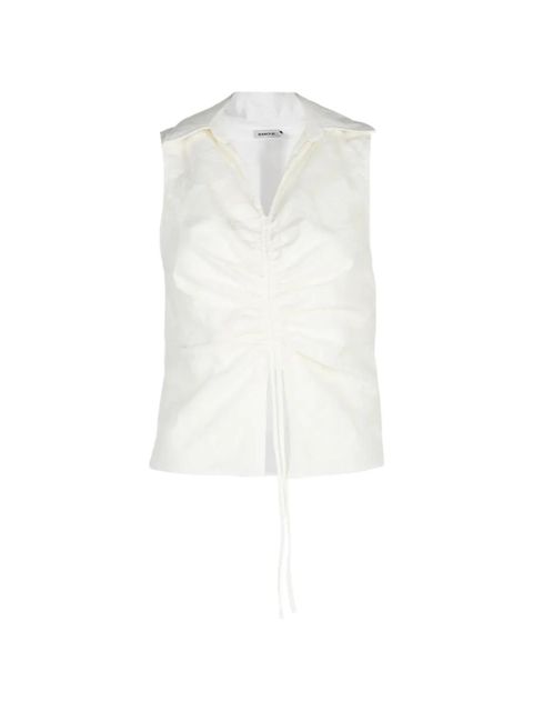 Simkhai Arabella ruched top - White - zdjęcie produktu nr 1