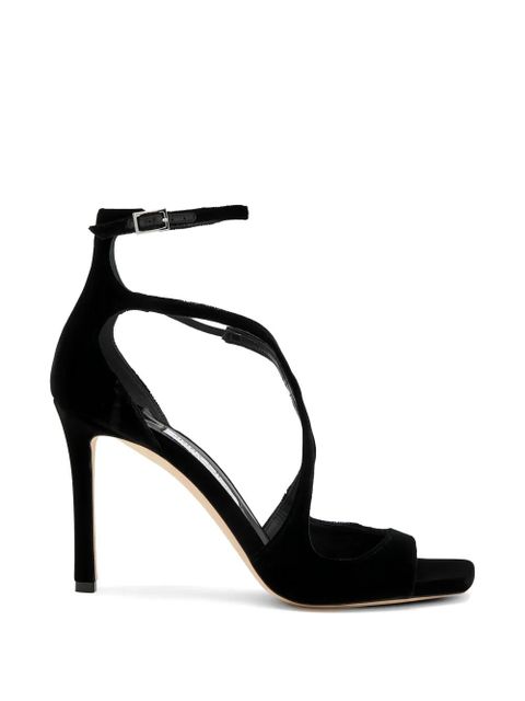 Jimmy Choo Azia square toe strap sandals - Black - zdjęcie produktu nr 1