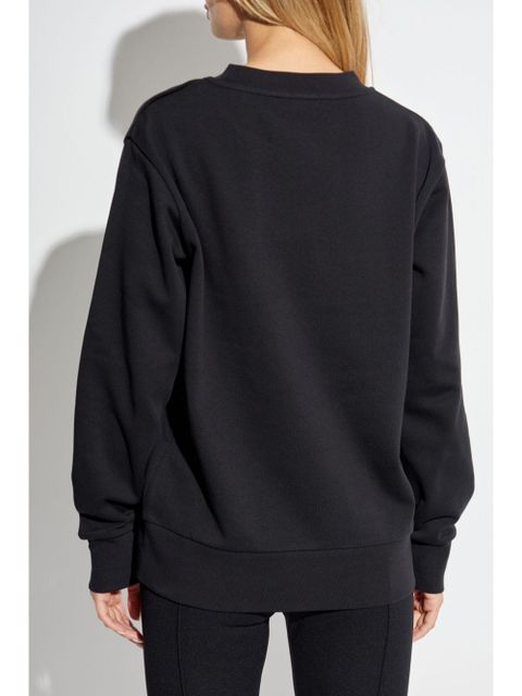 Moncler crystal-embellished sweatshirt - Black
