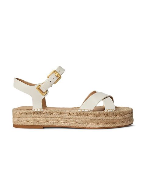 Lauren Ralph Lauren espadryle damskie skórzane Emeryn - zdjęcie produktu nr 2