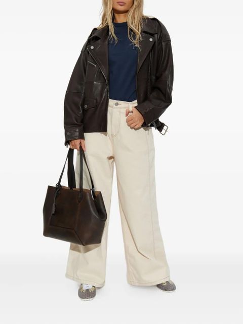 Marni embroidered-patch T-shirt - Blue - zdjęcie produktu nr 2