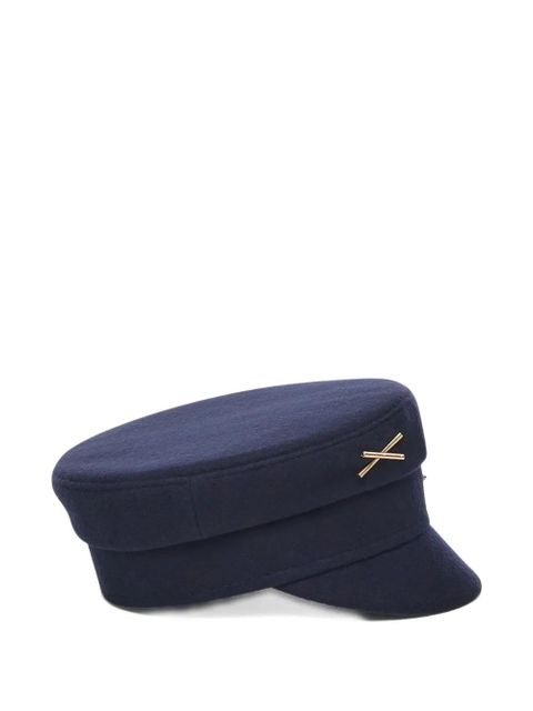 Ruslan Baginskiy cross logo baker boy hat - Blue - zdjęcie produktu nr 1