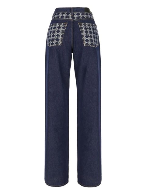 AMIRI monogram straight jeans - Blue