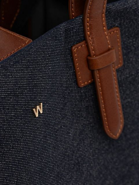 Weekend Max Mara torebka GIANNADENIM kolor niebieski 2525516104600