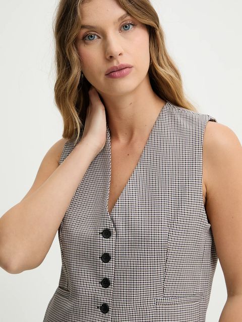 Answear Lab komplet damski kolor brązowy