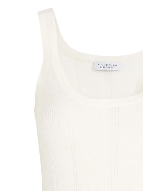 Gabriela Hearst ribbed top - Neutrals - zdjęcie produktu nr 2