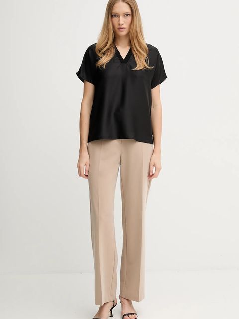 Joseph Ribkoff bluzka damska kolor czarny gładka 253921 - zdjęcie produktu nr 2