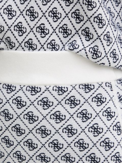 Guess spódnica z domieszką wełny AUBREY kolor beżowy mini ołówkowa W5BD81 Z3JD2