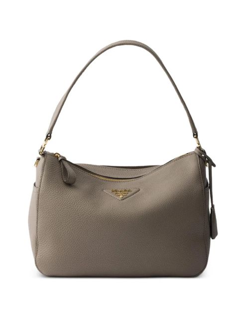 Prada leather shoulder bag - Grey