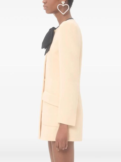 Valentino Garavani wool crepe caban - Neutrals