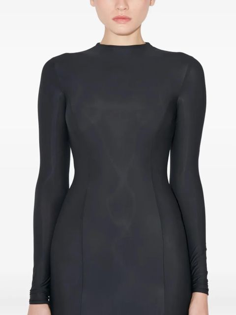 MISBHV flared goth maxi dress - Black