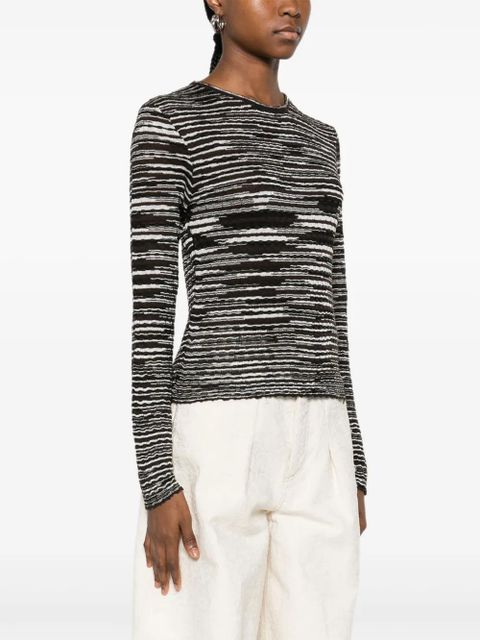 Missoni round-neck sweater - Black