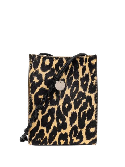 Jil Sander small Tangle leopard-print shoulder bag - Neutrals - zdjęcie produktu nr 1