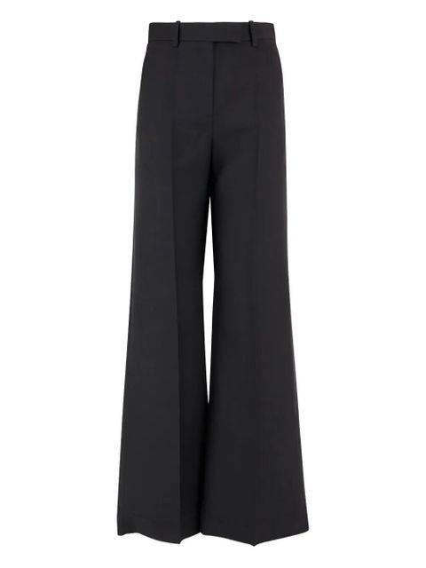 Valentino Garavani pressed-crease wide-leg trousers - Black - zdjęcie produktu nr 1